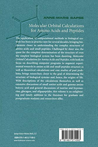 Molecular Orbital Calculations for Amino Acids and Peptides