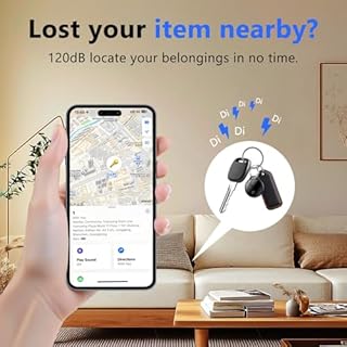 Air Tracker Tag 4 pezzi Nero,Gps Tracker Funziona Bluetooth Trova oggetti Compatibile con Apple Dov'è (solo iOS) Localizzatore Chiavi per Borse, Bagagli, Zaini, Batteria Sostituibile