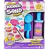 Kinetic Sand – Bakkerij-speelset met 454 g geurend neonkleurig speelzand en 16 stuks gereedschap en vormpjes