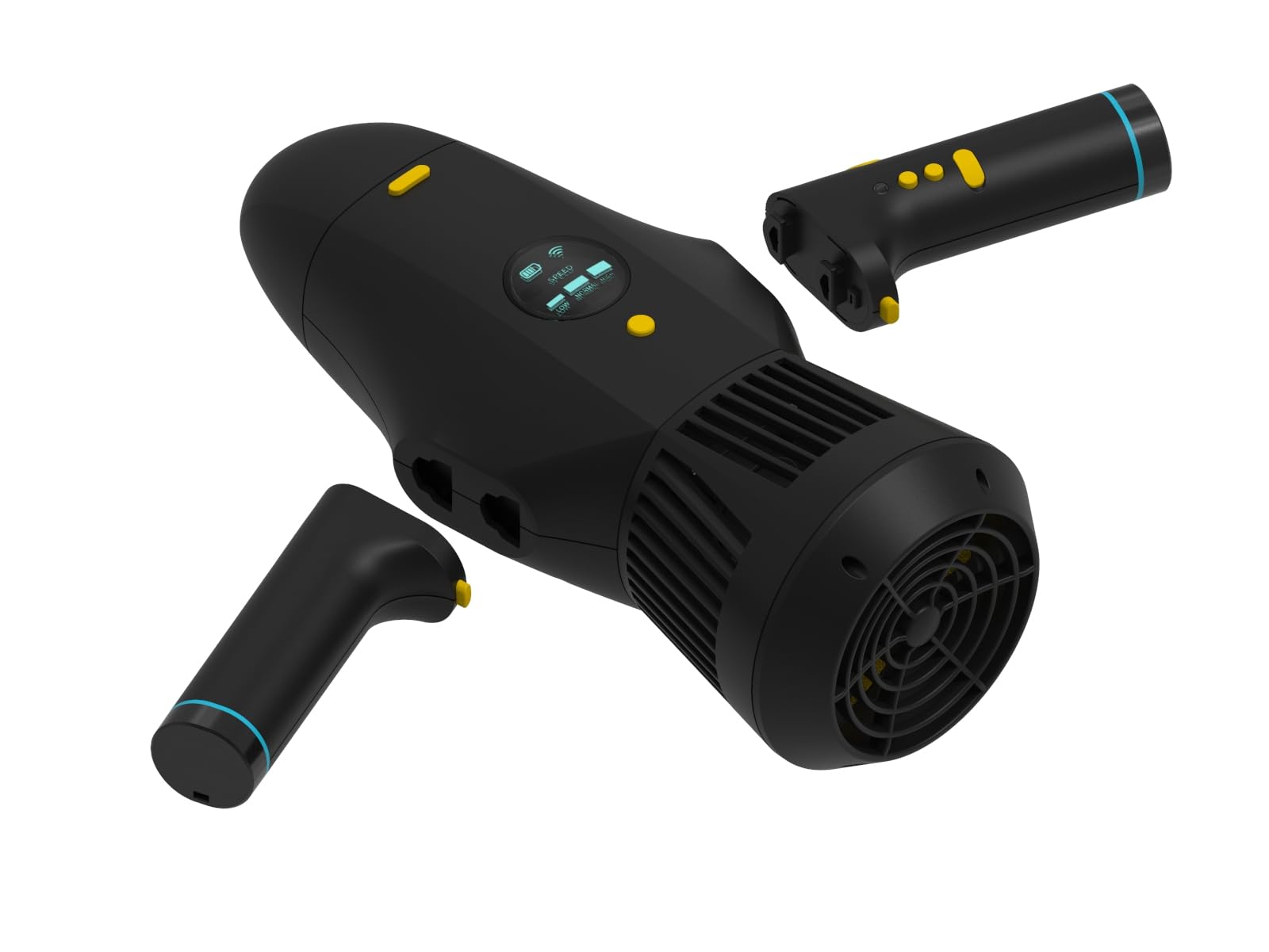 OBEST Trottinette sous-Marine Electrique 5 km/h 4500 mAh avec Support Caméra Action Affichage LCD 3 Modes Vitesse