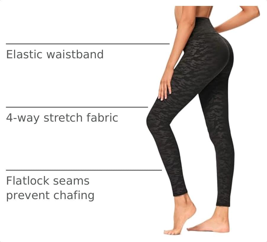 Image of GAYHAY High Waisted Leggings with Pockets for Women - Buttery Soft Yoga Pants for Gym Workout, Athletic Running