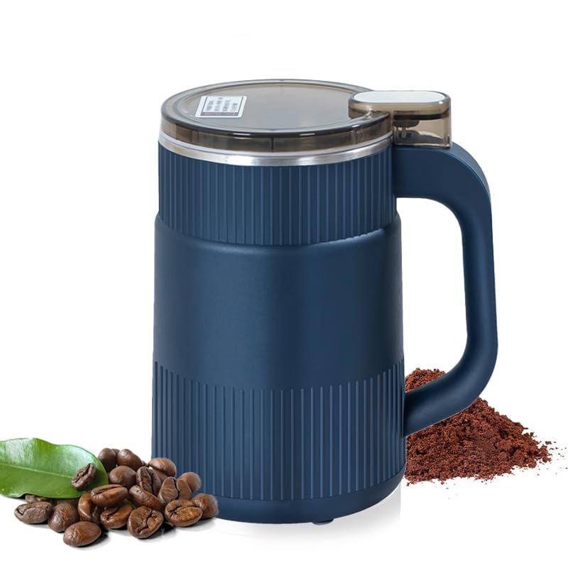 Image of Small Mini Masala Grinder & Mixer - Electric Portable Dry Spice, Coffee & Grain Grinder for Home Kitchen (Dry Use Only)