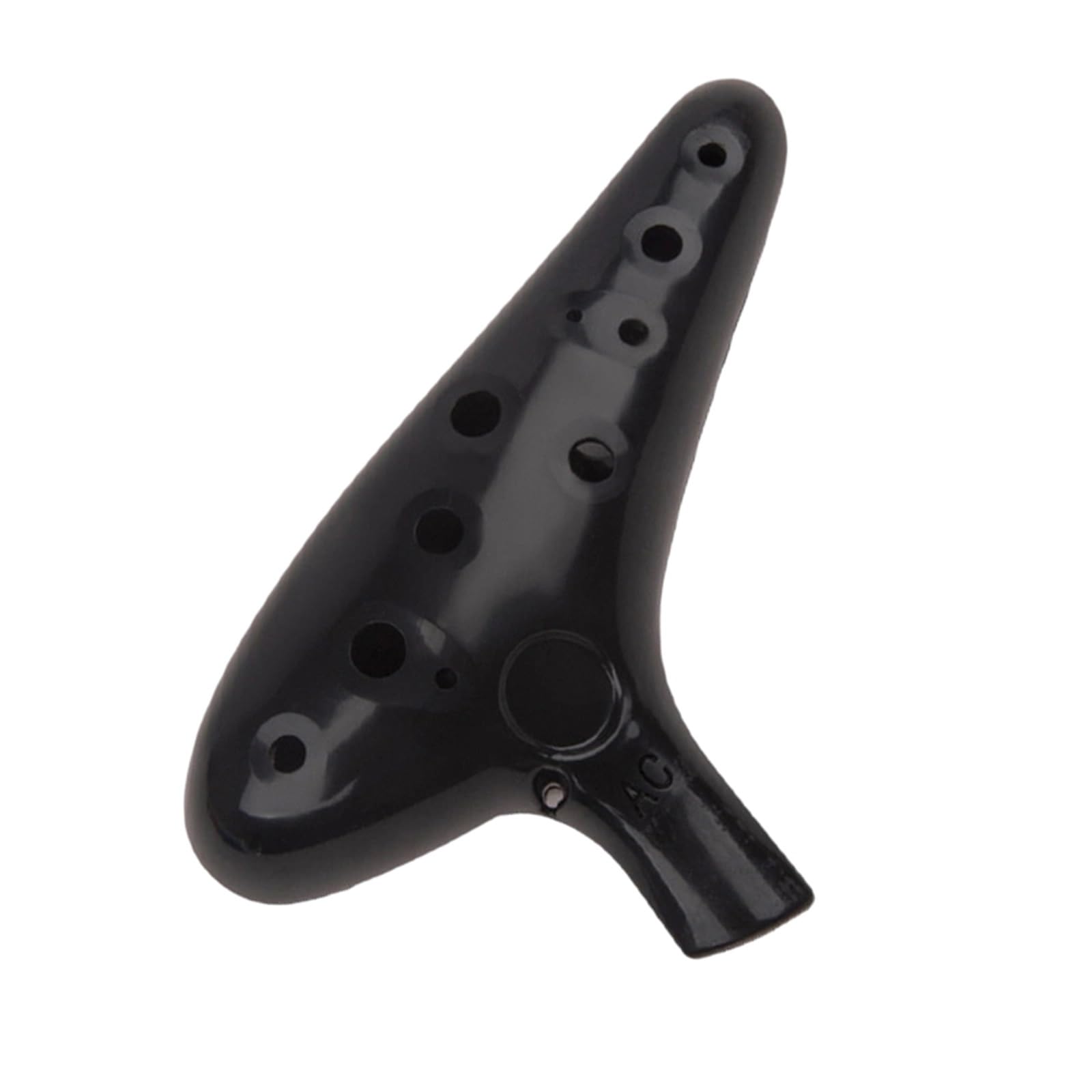Ocarina Strumento In Resina Ocarina Alto C A 12 Fori Per Principianti Nero