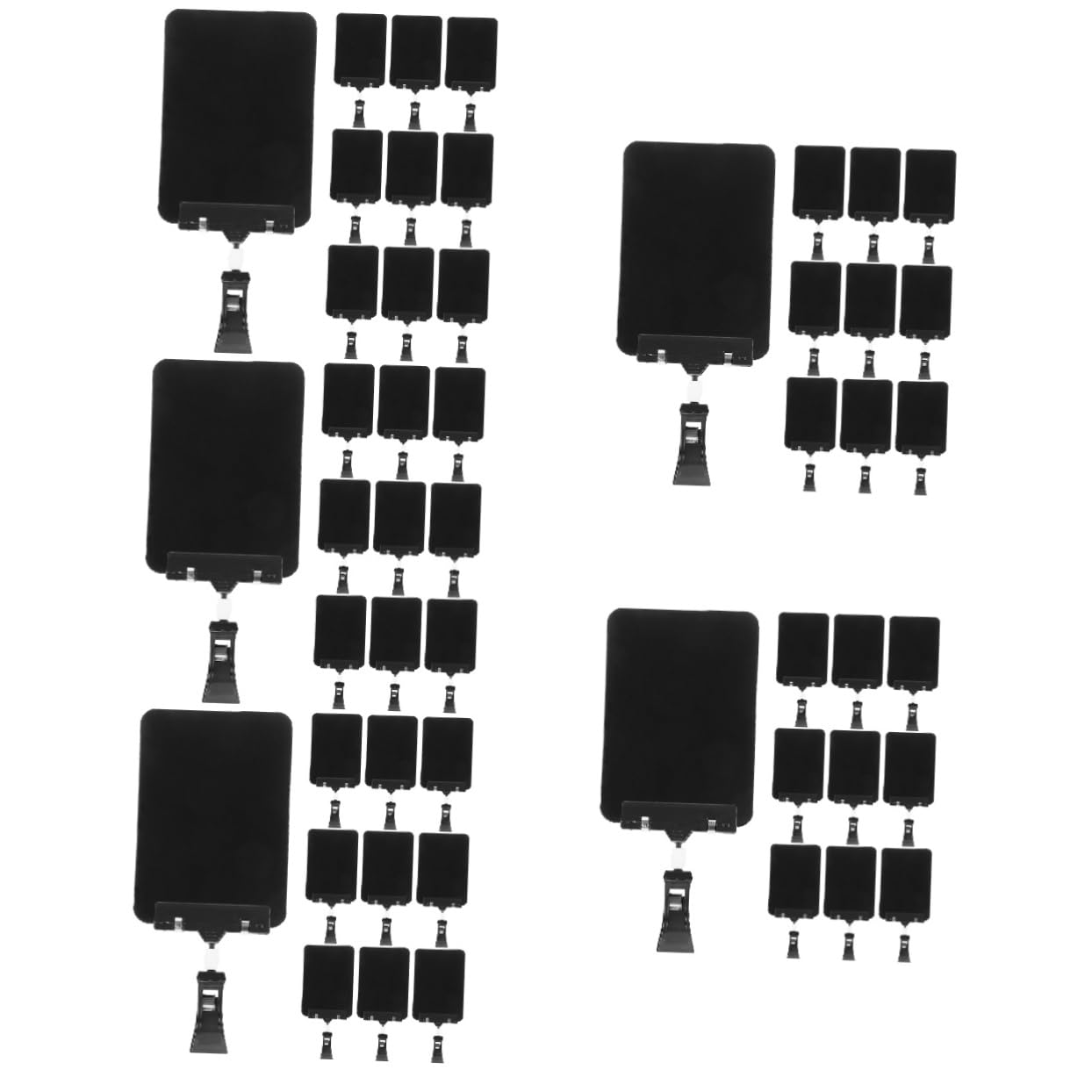 50pezzi Supporti Per Etichette Prezzi Con Clip Per Supermercato Tag Display Riutilizzabili Per Frutta e Verdura Facile Da Attaccare e Scrivere Per Negozi e Organizzazione Cucina