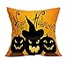 Produktbild Halloween Kissen Fall Sofa Taille werfen Kissen Abdeckung Zuhause Dekor (45cmx45cm)