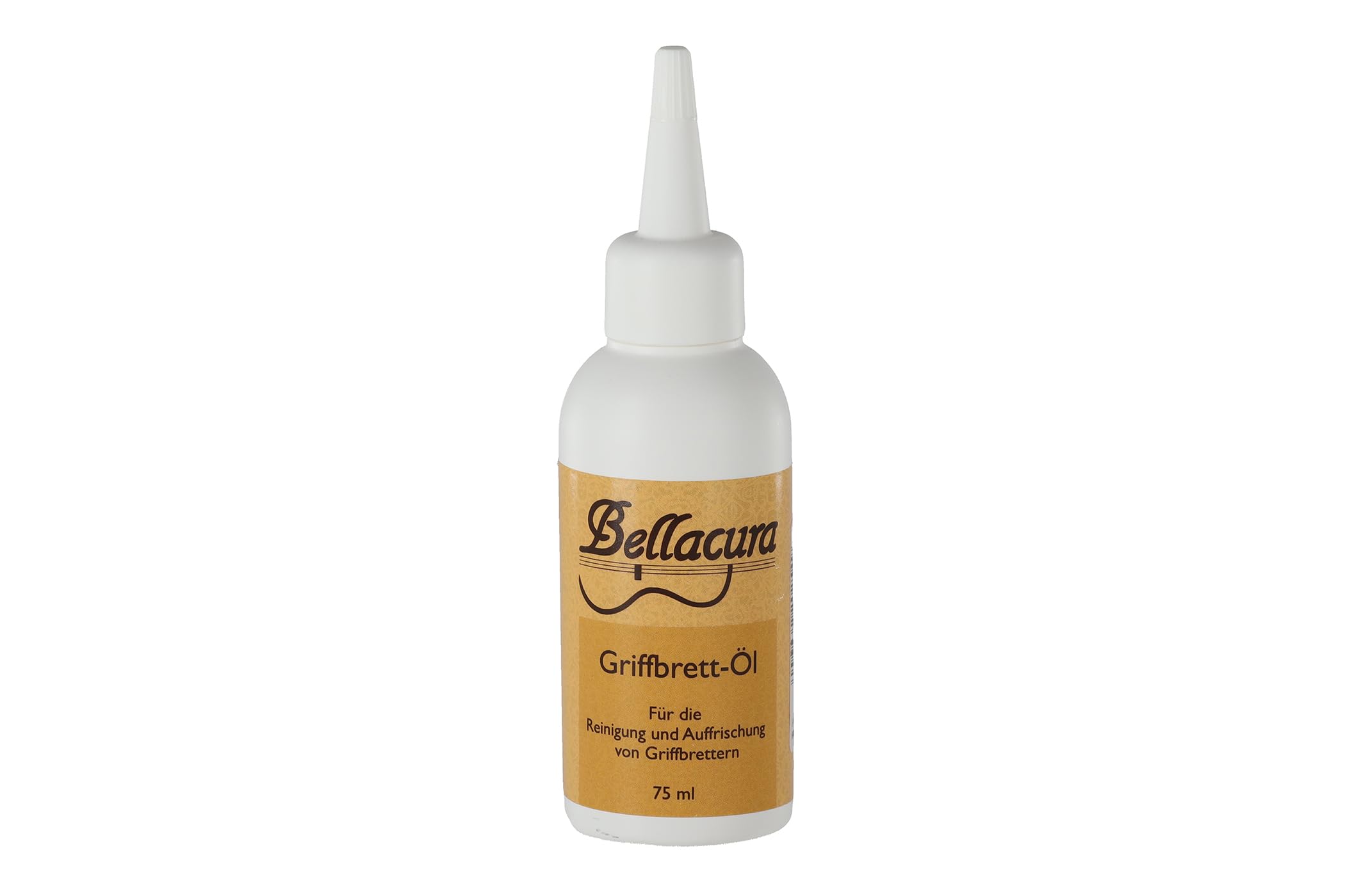 Aceite para diapasón Bellacura - Botella de 75 ml – Limpieza y revitalización para diapasones de instrumentos de cuerda | Made in Germany
