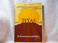 Texas: Its Government and Politics 0139120971 Book Cover