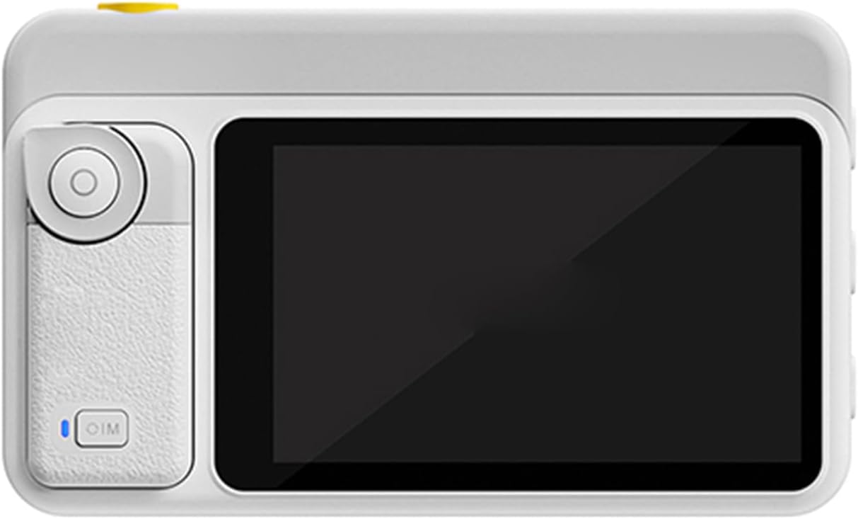 Magnetic Selfie Screen Phone Camera Monitor, 4K HD Video 2.4G 5G Dual Band Wireless Connection, 3.1Inch Rear Monitor for Vlogging (White)