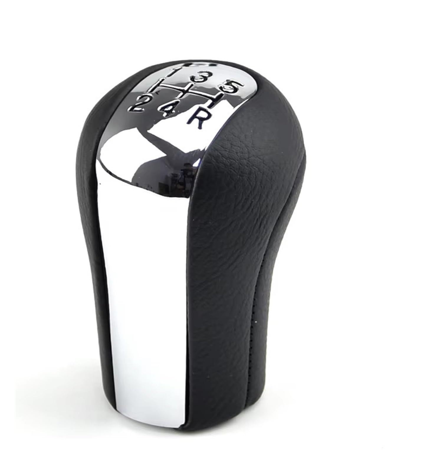 Ghqfrop Chrome 5 Transmission Gear Shift Knob For Toyota For Corolla For Aygo For Verso For Rav4 For Yaris For Vitz 5 6 Speed Gear Shift Knob Lever Shifter Stick Gaiter Boot Cover Car Gear Stick Knob(Chrome 5)
