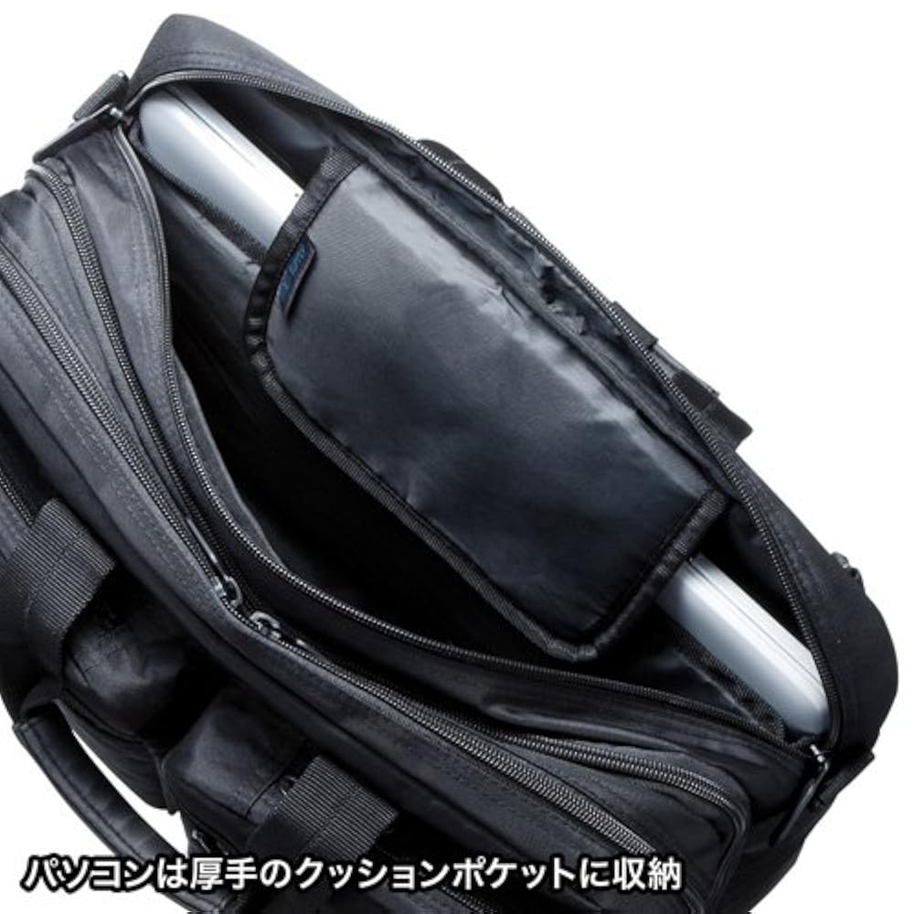 新品未使用　サンワサプライ　3WAY  BAG-3WAY21BK Amazon.co.jp: サンワサプライ 3WAYビジネスバッグ(出張用) 15.6