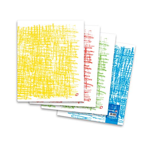 4 tapas de anillas RAMBLOC en 4 colores diferentes.