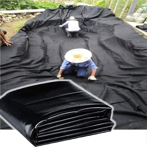 LHKveritas Bache Bassin epdm 1X1m Liner Bassin Revêtement d'étang de Jardin Membrane de revêtement d'étang extérieur pour aménagement paysager, fontaines