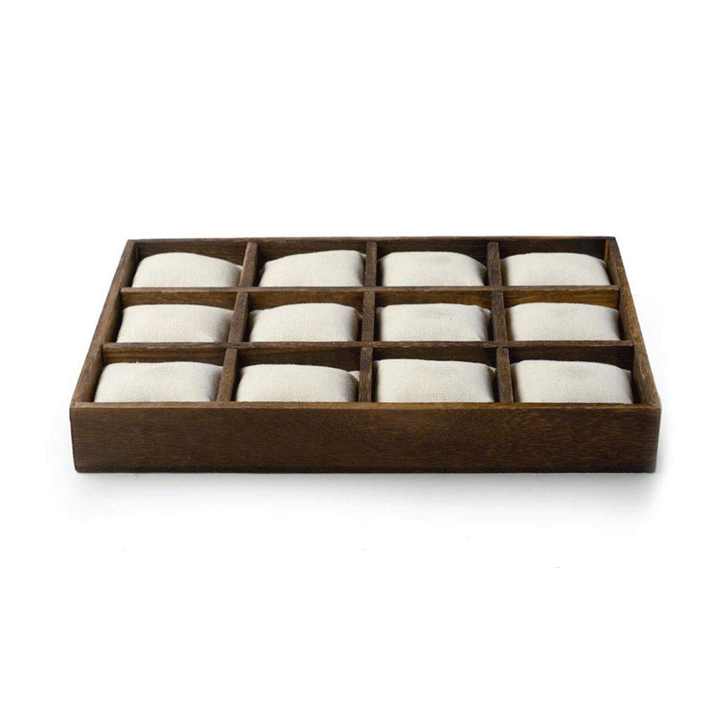 RajoNN Caja de presentación de Reloj con Bolsa para Reloj, Caja de Reloj, Organizador de Caja, exhibición para Hombres y Mujeres, Estilo Vintage