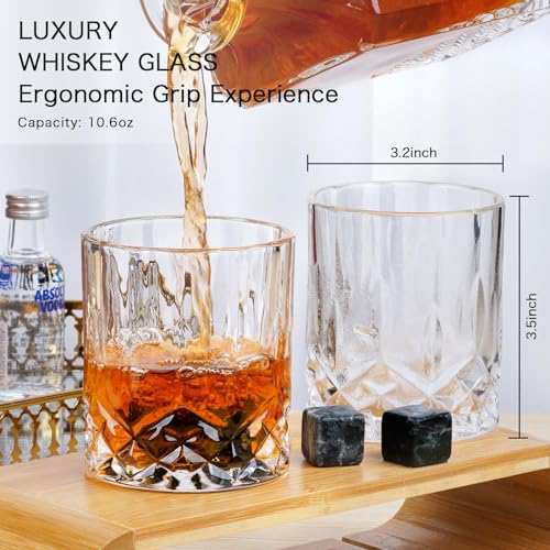 PONPUR-Gifts-for-Men-Dad-Whiskey-Decanter-Set-with-2-Glasses-with-Wooden-Box-Unique-Dad-Birthday-Gift-from-Daughter-Son-Best-Dad-Father-Husband-Presents-for-Anniversary-Christmas
