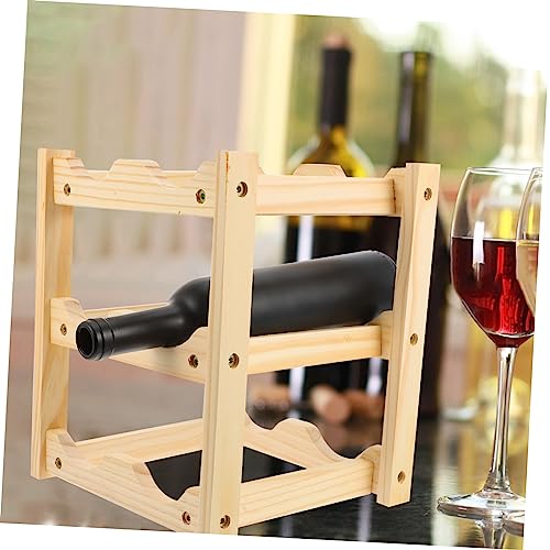 Soporte de Vino de Madera Compacto para 6 Botellas miniatura 6