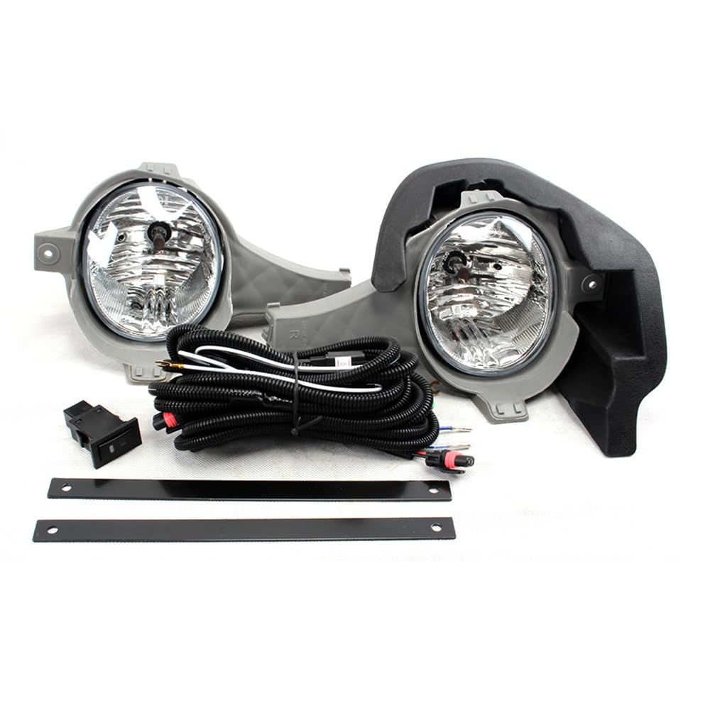 Kit De Actualización De Faros Antiniebla En El Parachoques Delantero PARA TOYOTA HILUX VIGO 2005 2006 2007 Interruptor De Juego De Luces Antiniebla Adicionales Cableado