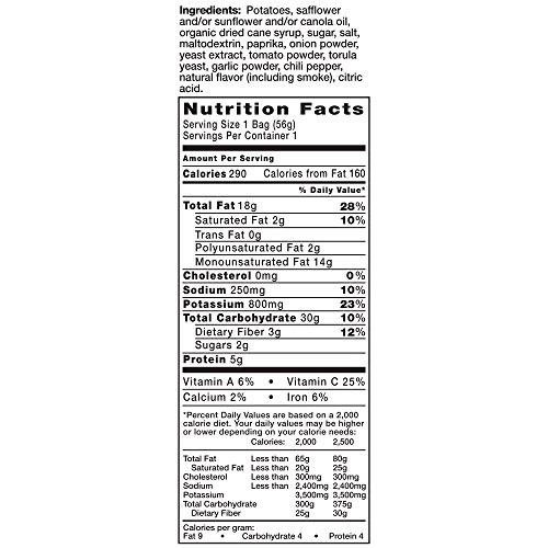 Image of Kettle Brand Potato Chips, Backyard Barbeque, 2 Ounce Bag (Pack of 24)