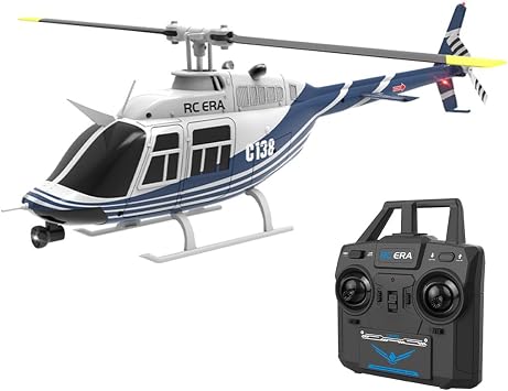 ERA C138 1/30 Scale 2.4G 6CH No Aileron Helicopter with Altitude Hold RTF Version/Blue White