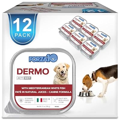 Forza10 - Dermo Wet Dog Food for Itchy Skin & Coat Support, 12-Pack