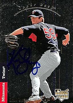 Sports Memorabilia Autograph Warehouse 246957 Kevin Slowey Autographed Baseball Card - Minnesota Twins 2007 Upper Deck - No. 191 Rookie