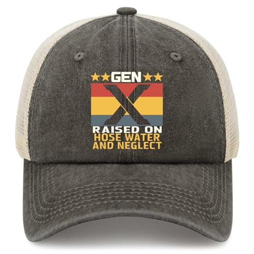 GEN X Raised On Hose Water and Neglect hat Cycling caps for Mom