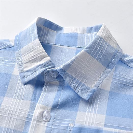 Image of SANGTREE 3 Piece Boy Outfits Short Sleeve Shirt and Shorts Set Beach Vacation Summer Clothes, 3 Months - 9 Years