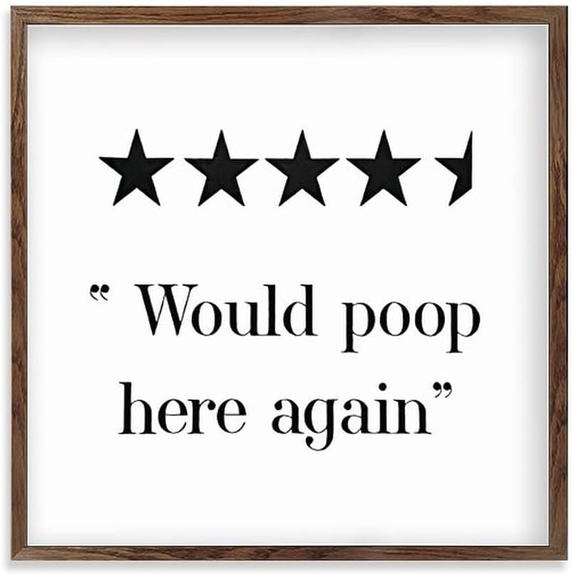 Toilettenposter Poster Would poop here again!