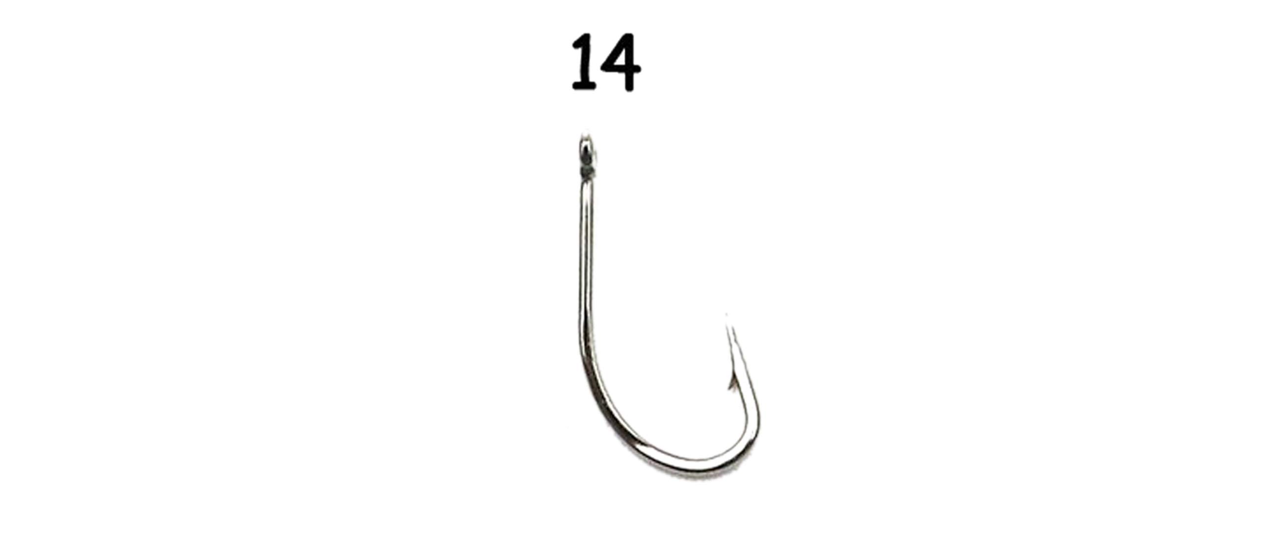 Futaba Fishhook Lure Tackle - 100pcs -Hook Size - 14 3