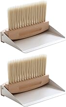 Luxshiny 2 Conjuntos De Mini Escova De Limpeza Com Pá De Lixo Pequena Escova De Limpeza De Mesa Batedor De Mão Vassoura Teclado Escova De Limpeza De Computador Para Ventilação De Carro