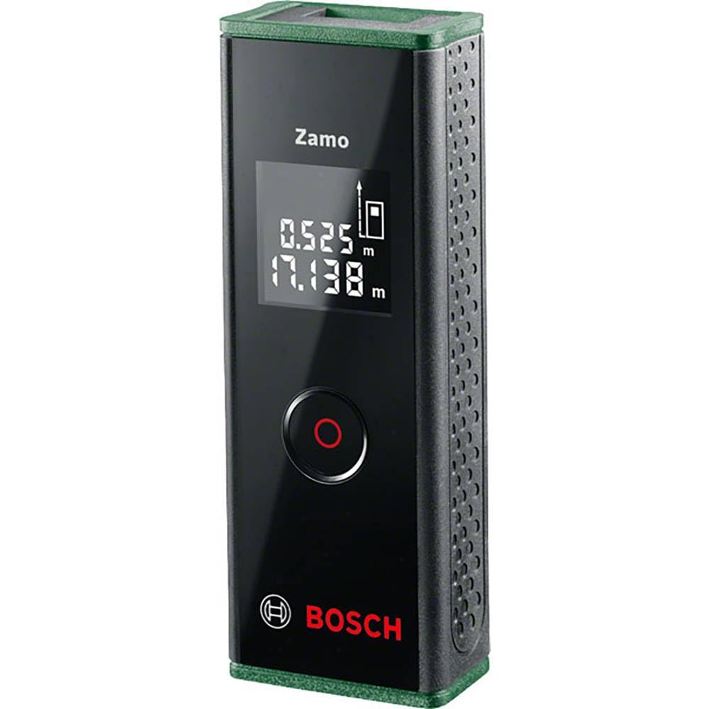 BOSCHlaser measure Zamo with Wheel & Line-Laser Adapter (easy & precise measurement up to 20m, 3. gen.)