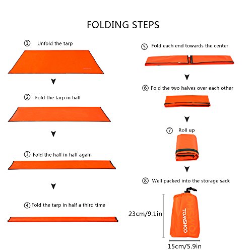 DECDEAL Multifuncional Ultralight Outdoor Waterproof Tent Tarp Footprint Folha de chão Folha de cobe