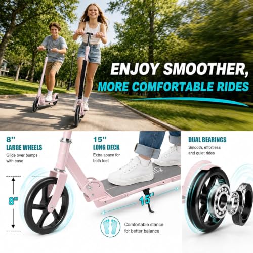 Wefaith Heavy-Duty Kick Scooter