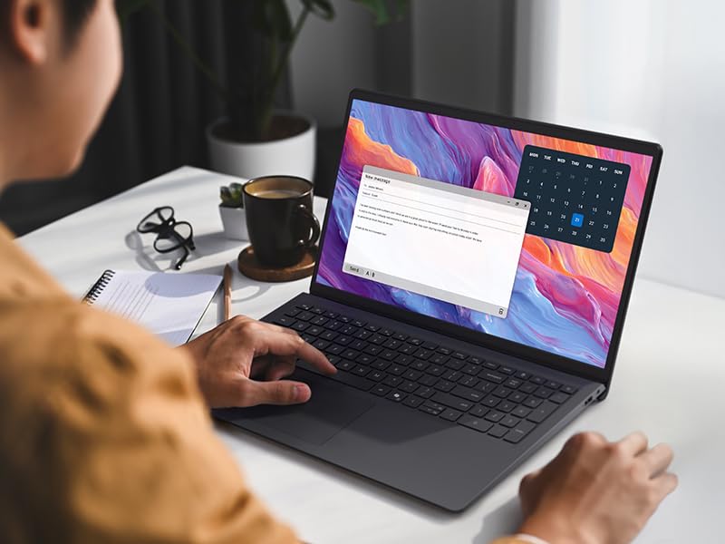 Dell 15.6" Touchscreen Business Laptop 12-Core Ultra 7 Backlit KB 16GB DDR5 | FHD Anti-Glare Touchscreen, 16GB DDR5, 1TB SSD, Windows 11 Pro, Backlit Keyboard with AI Copilot Hotkey, WiFi 6, Carbon Black - image 9