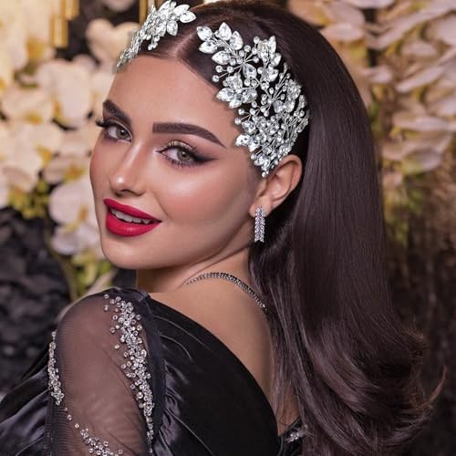 2-PCS-Wedding-Headpiece-for-Bride-Handmade-Bridal-Hair-Accessories-Rhinestone-Bride-Headband