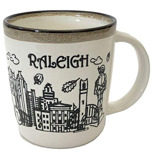 Raleigh City Skyline Ceramic Coffee Mug