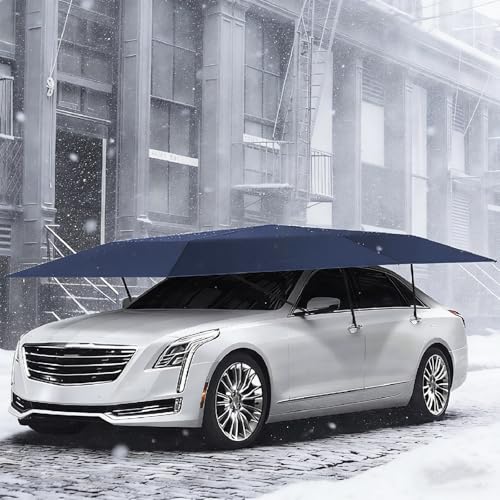 Cubierta de techo de tienda de campaña automática para automóvil, parasol plegable retráctil con control remoto con diseño resistente al viento y antirrobo para protección en todas las estaciones