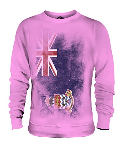 Sweat-shirt col rond motif drapeau Îles Caïmans imprimé imprimé