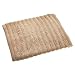 Produktbild iDesign Duschtuch, großes Handtuch zum Duschen mit Streifenstruktur aus Baumwolle, weiches Badehandtuch für Dusche, Badewanne und Sauna, beige