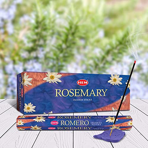 Hem Rosemary Scented Sticks For Cleansing & Meditation Incense Sticks - Pack Of 6 (20 Sticks Each) #TOP5