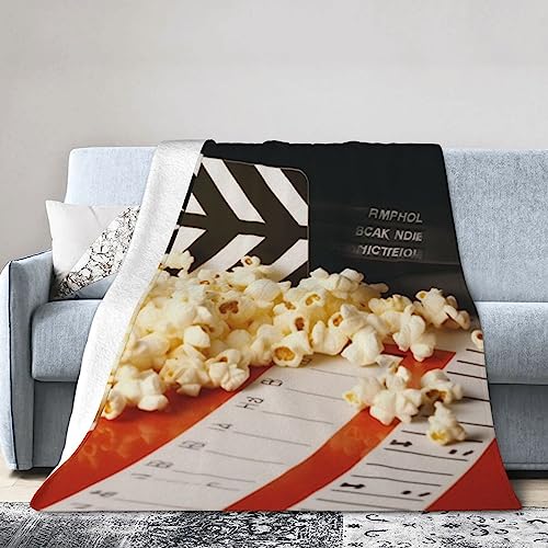 Couverture popcorn et cinéma idée cadeau originale pour cinéphiles