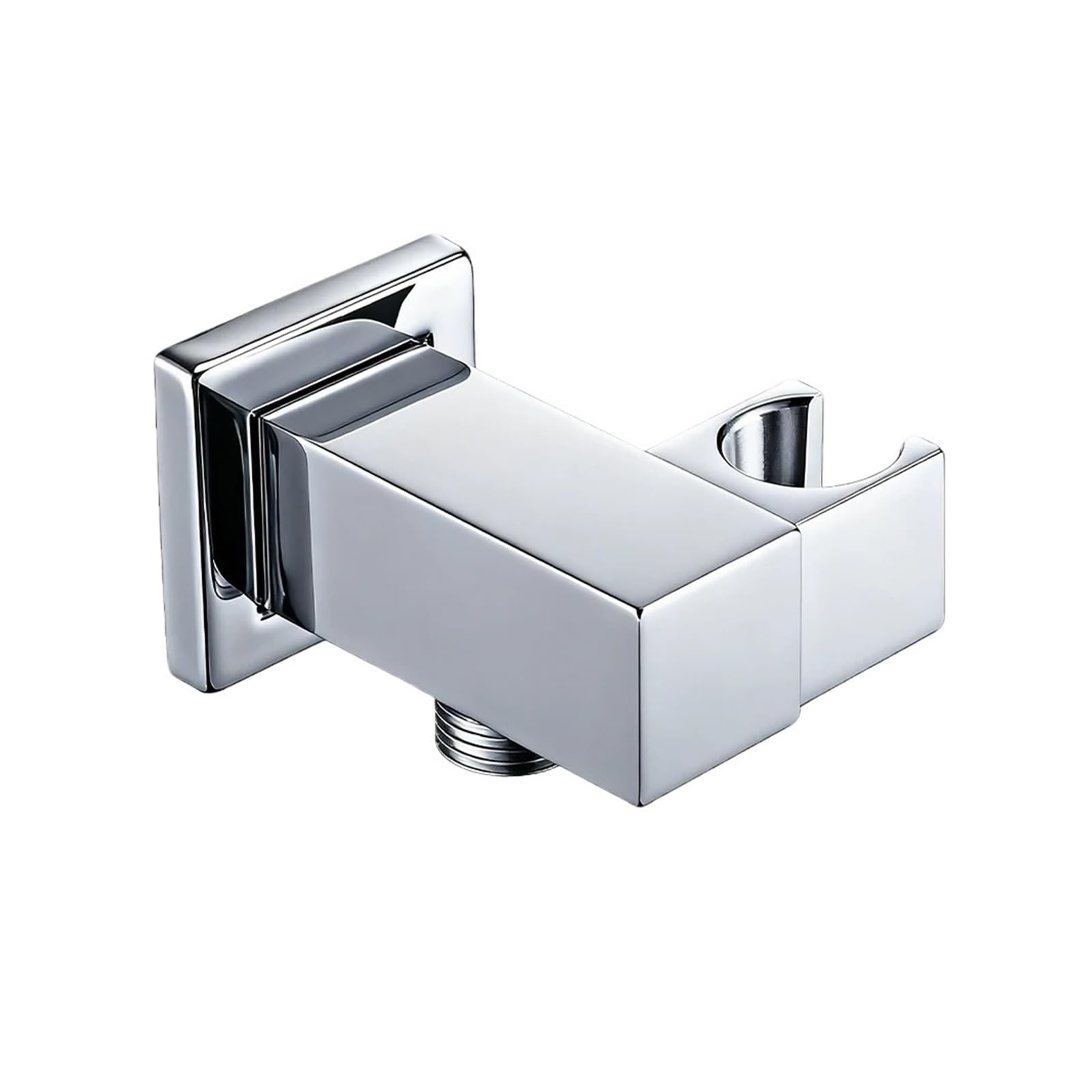 Xfhtycj Polished Chrome 1Pcs Brass Adjustable Wall Mount Shower Holder(Polished Chrome)