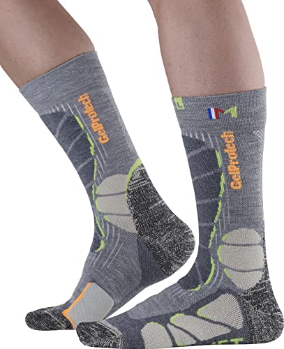 MONNET Unisex GELPROTECH Trek Wool Socken, Gris, 3940 Cover