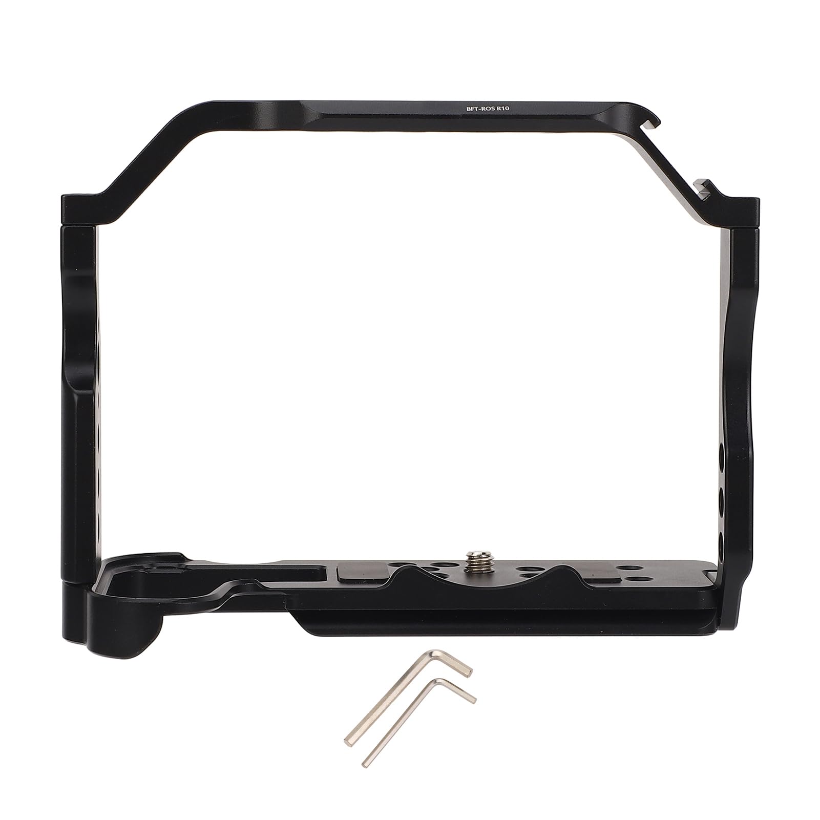 Fabater Gabbia per Fotocamera R10 per la Creazione di Video, Telaio Protettivo in Alluminio Resistente con Apertura Precisa del Foro per Vlogger