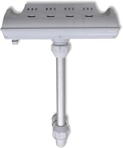 Miniatura 2 de InLife - Fuente de piscina con 12 luces LED, fuente de piscina en cascada para jardín al aire libre