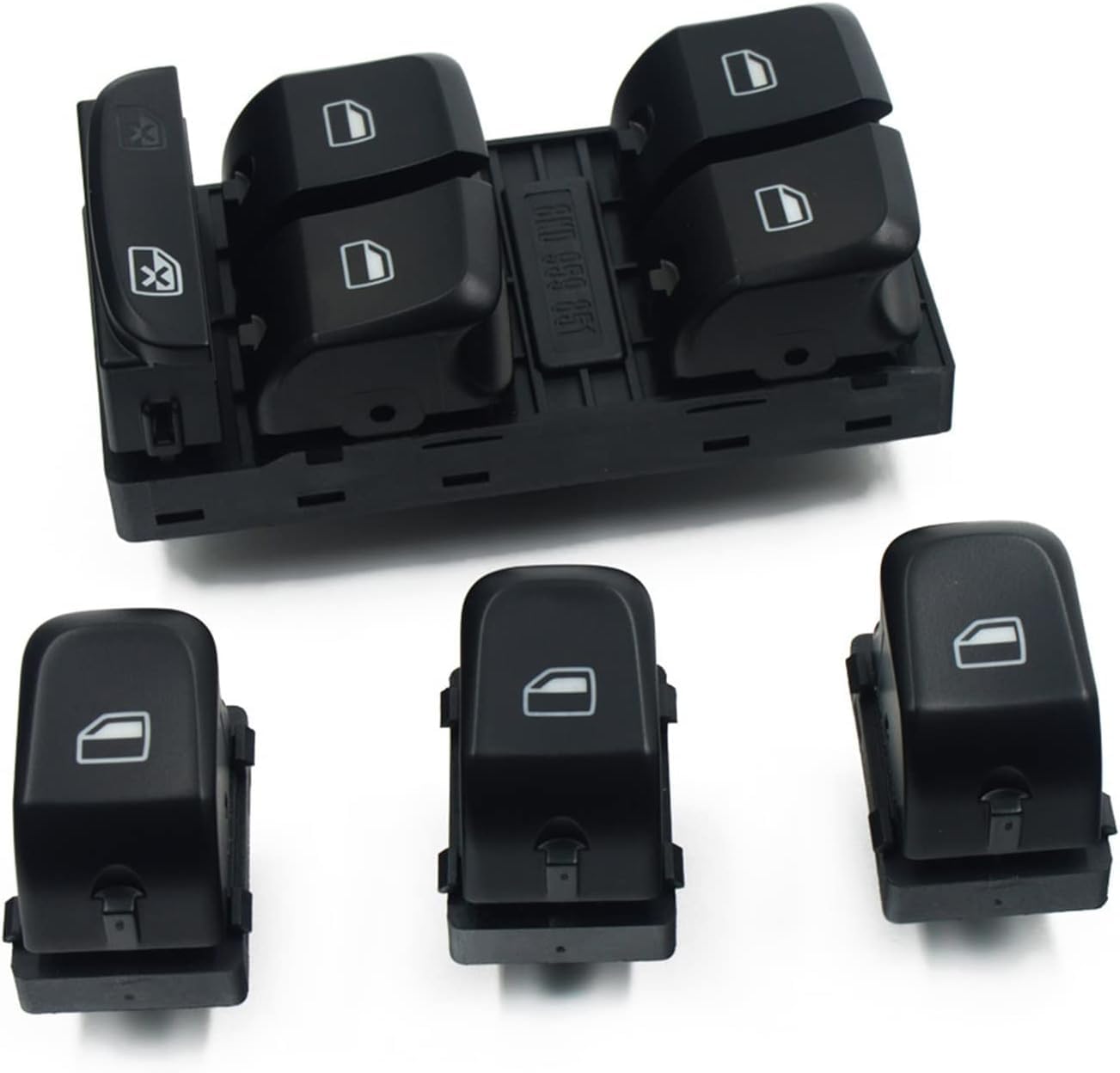 Interrupteur de lève-vitre électrique pour Audi A4, A5 et Allroad | Kit complet de 4 boutons - 2