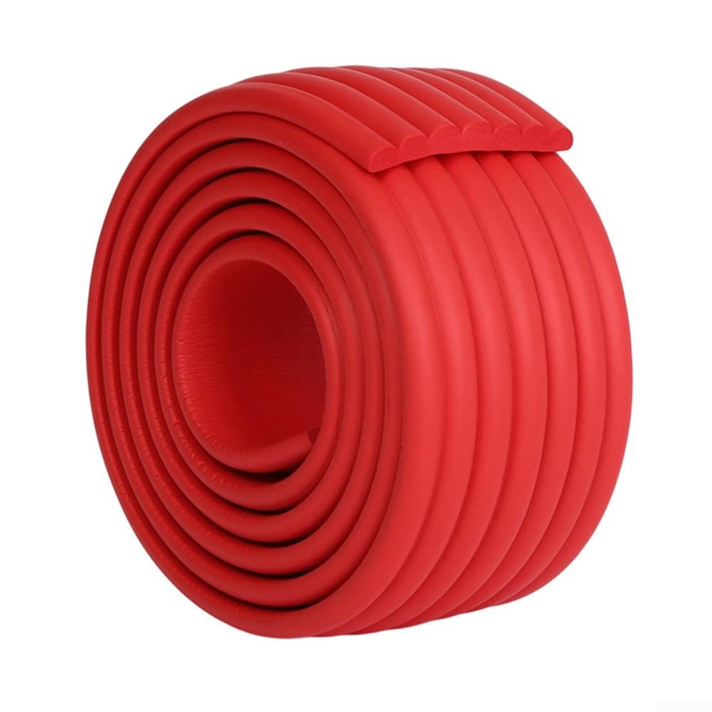 Soft Bunk Bed Ladder Pads, 200 cm Foam Step Padding for Loft Dorm Ladders, Slip-Resistant Peel-and-Stick Cushioned Rung Covers, College Students & Dormitory Use(Red)