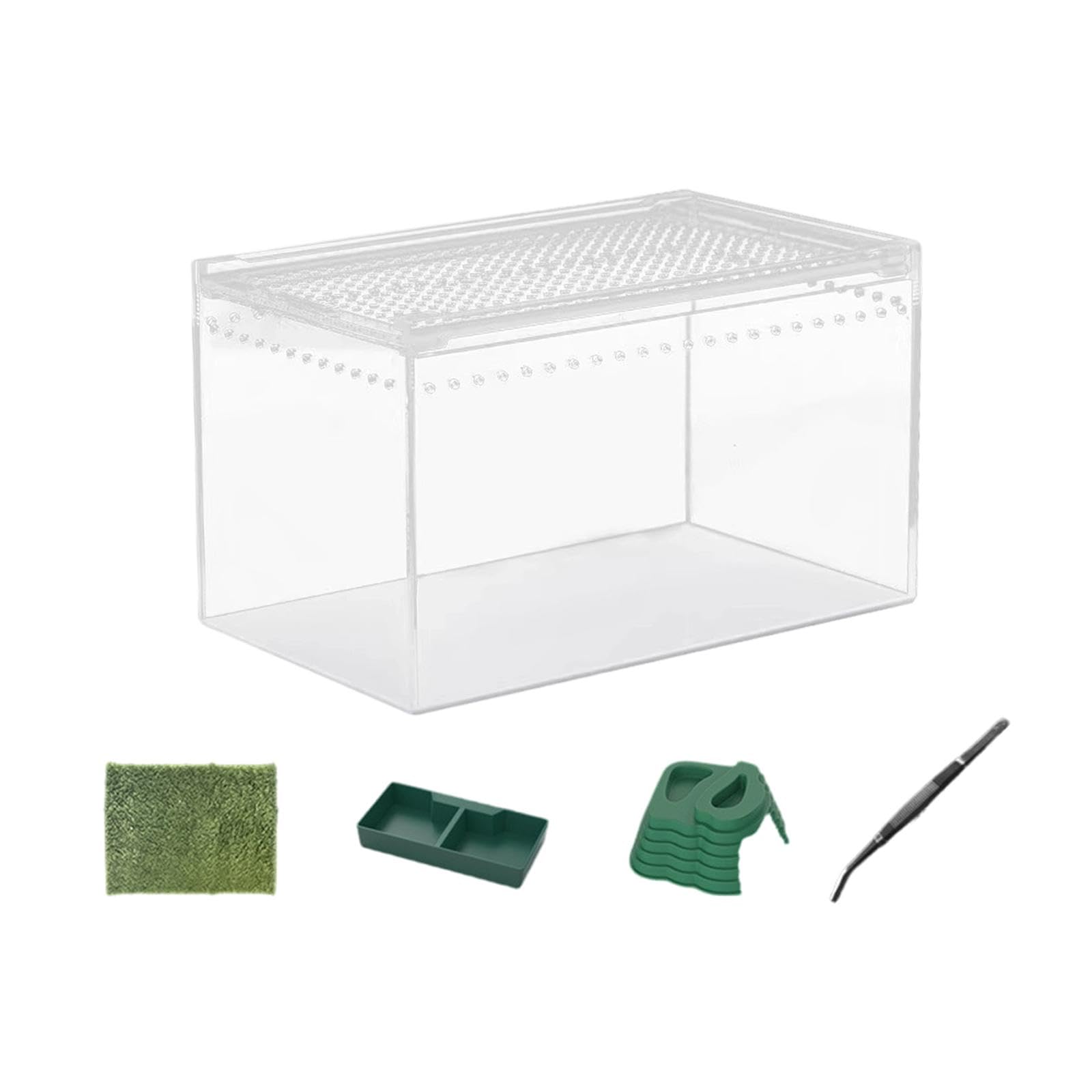 Amazon | KiBcsLic 爬虫類飼育箱透明PC素材換気設計動物ハビタット