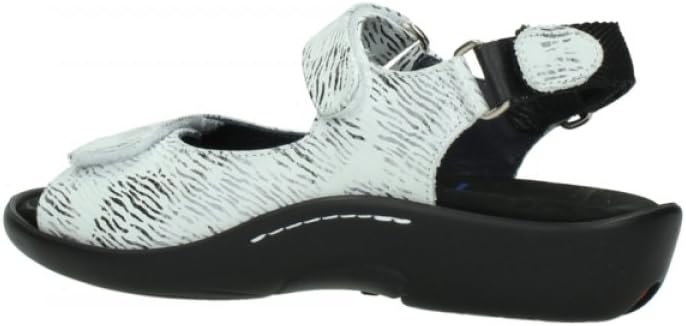 Wolky Jewel Womens Comfort sandal - PFA Approved - Fully Adjustable - Lightweight Rocker Bottom - Soft Leathers - Removable Anatomically shaped Cork latex Footbed - Leather Lined
