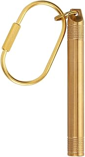 Cigarette Container Brass Pill Bottle Holder Compartment Cigarette Toothpick Container Cigarette Toothpick Dispenser Stylish Cigarette Toothpick Case with Keyring