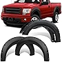 YITAMOTOR Fender Flares Kit Compatible for 2009-2014 Ford F-150 (Not Fit Raptor Models), Textured Matte Black Finish Pocket Rivet Style